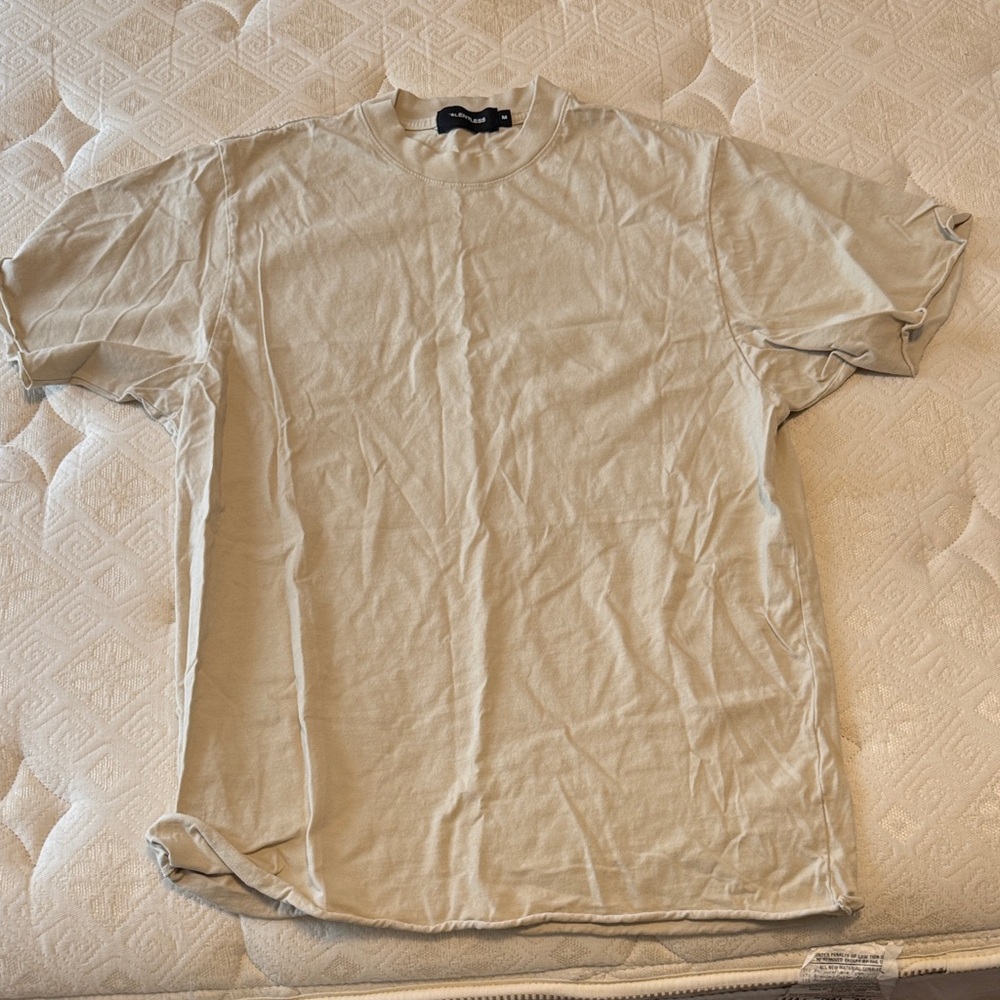 TALENTLESS Men's Light Tan Short Sleeve Tee